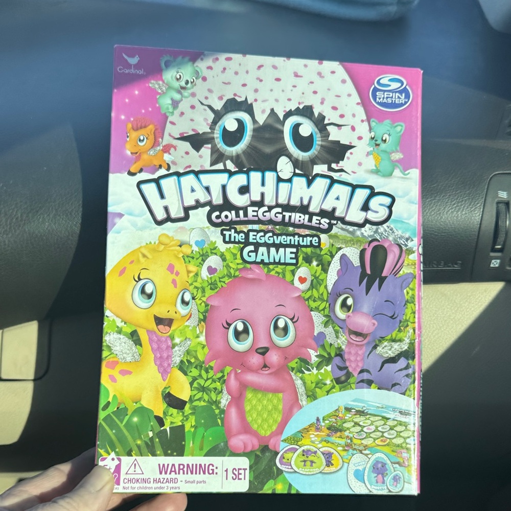 Hatchimals The EGGventure Game - Pink and Multicolor (NEW)